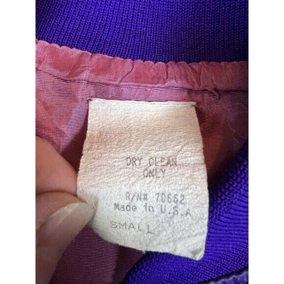 Vintage Lakers‎ 1987-88 Back To Back Champions Jacket Small Bomber Satin - Picture 6 of 16